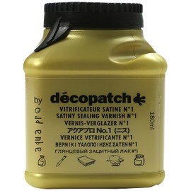 décopatch Sealing Varnish, Satin No1, 180 ml