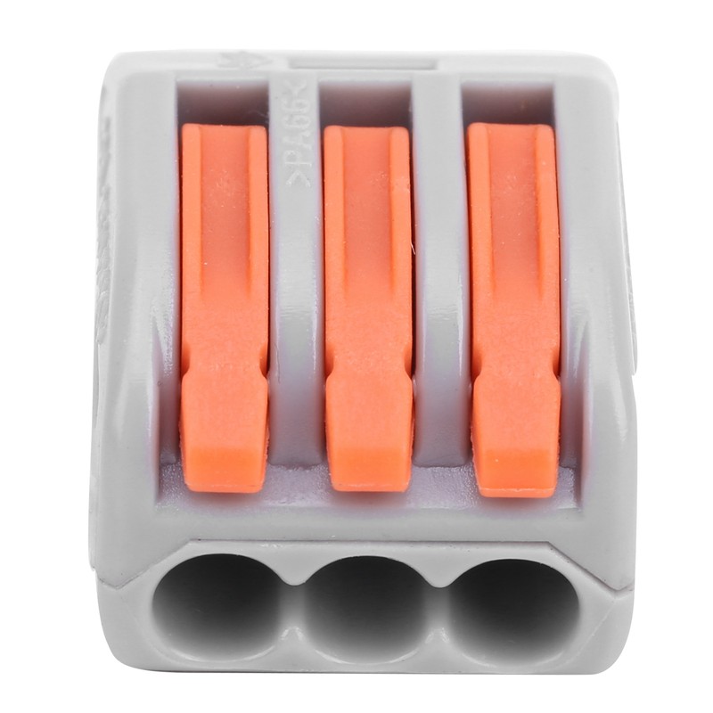 100Pcs Push Wire Wiring Connector Quick Connect Line Terminal Blocks