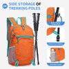 SUIKIHUM Hiking Daypack Packable, Camping Backpack Water Resistant Lightweight Polyester