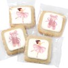 Ballerina Dancer Ballet Individually Wrapped Printed Cookies 24 Pack Bulk