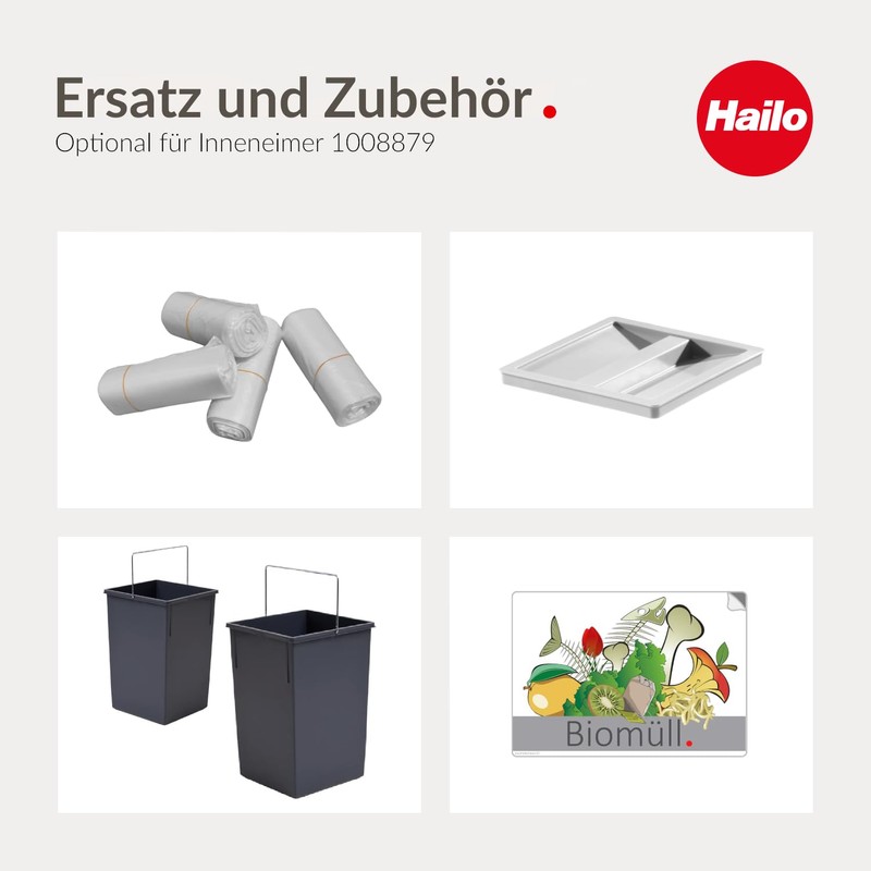 Hailo 15L Inner Bucket Replacement Bin 1008879 - Bin Insert