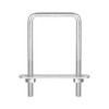 sourcing map Square U-Bolts, 3 Sets 46mm(1.81") Inner Width 90mm
