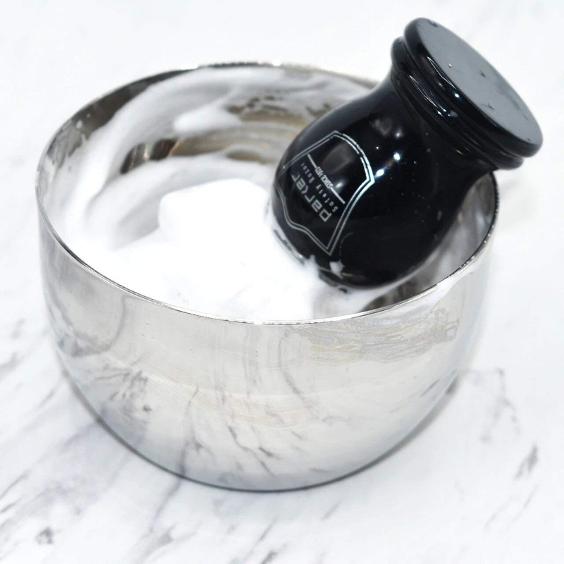 Parker Safety Razor, Deluxe Unbreakable Stainless Steel Shaving Bowl -