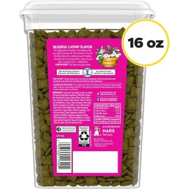 TEMPTATIONS Classic, Crunchy and Soft Cat Treats, Blissful Catnip Flavor, 16 oz.