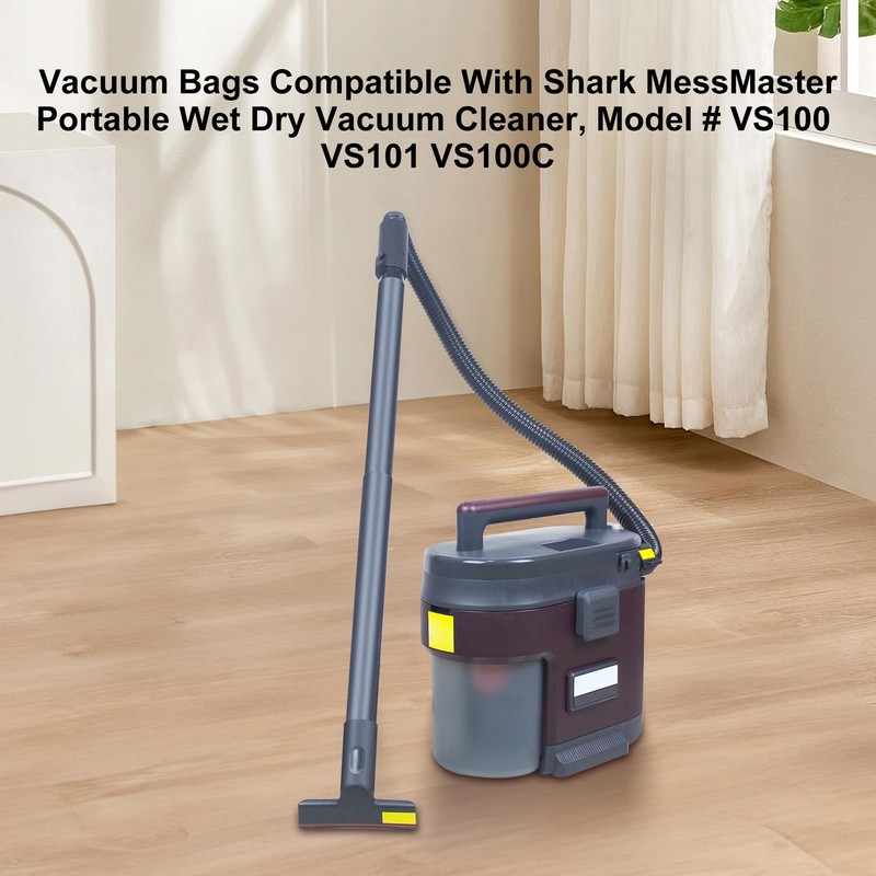 Cherimo Replacement Vacuum Bags Compatible with Shark VS100 VS101 VS100C