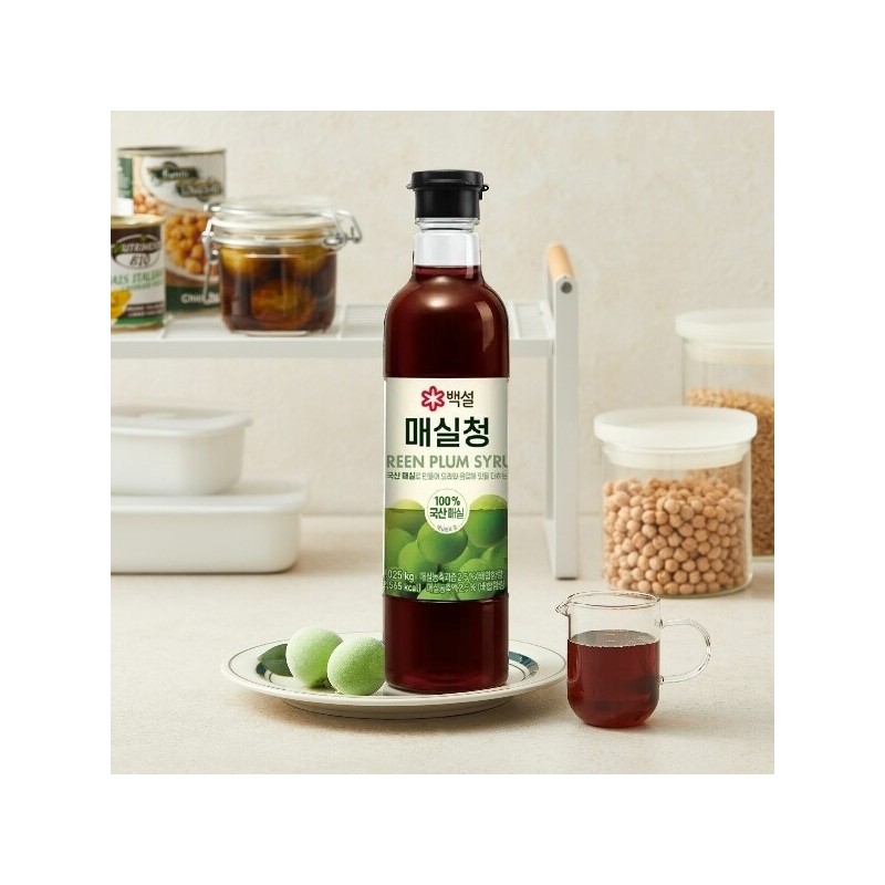 Beksul Plum Paste 1.025kg x2 / 백설 매실청 1.025kg x2개