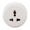 13A Power Track Socket Multifunctional White Round Surface Mounted Movable