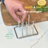 Clove Chopping Board Rack Stand 100% Stainless Steel 18/10, Cutting