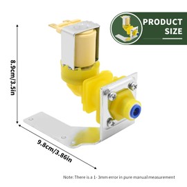 SYOWADA 000009120 Water Inlet Valve, Replacement for Manitowoc Ice Machine Parts, Replaces 0000008483 000008487 33129026 IH9123