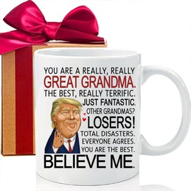 WFFW Fun You Are A Really Great Grandma Celebrity Mug, Funny Saying Mug Mothers Day Birthday Prank Gifts for Women, The Best Grandma Gifts for Grandma Mama from Kids Grandson Granddaughter
