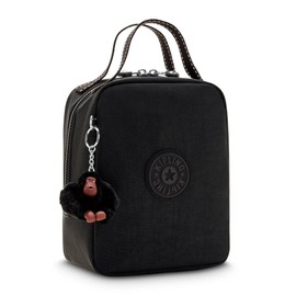 Kipling Womens Women's Lyla Bag, Insulated Reusable Tote, Tote Lunch Bag, True Black, Lunch Tote US