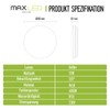 Maxled, Light is Led! Ceiling Light LED Ceiling Light Diameter