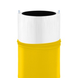 BLUEAIR Blue Pure 411 イエロー プレフィルター 洗える生地 花粉 ペットの毛と埃を捕らえる バフイエロー