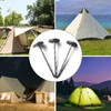 Pack of 12 Tent Pegs, Ground Spike Made of Stainless