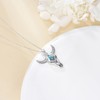 YAFEINI Bull Head Necklace 925 Sterling Silver Turquoise Cactus Bull