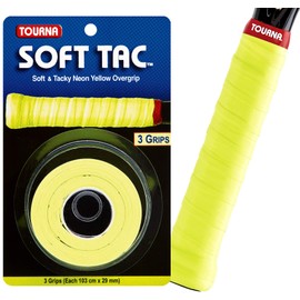 Tourna Soft Tac Overgrip Wrap, Neon Yellow