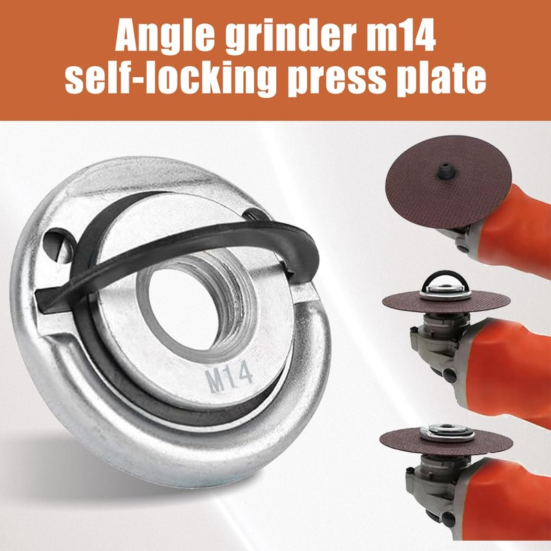 Angle Grinder M14 Quick Release Nut, Heavy Duty Stainless Steel
