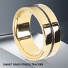 Smart Ring Fitness Tracker Long Standby Touch Control Health Tracker