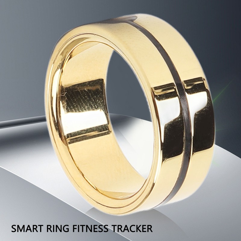 Smart Ring Fitness Tracker Long Standby Touch Control Health Tracker