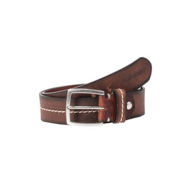 Men's Genuine Leather Belt Used Look Vintage, brown