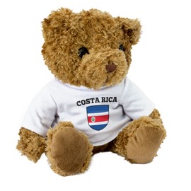 NEW - Costa Rica Flag Teddy Bear - Cute And Cuddly - Costa Rican Fan Gift Present