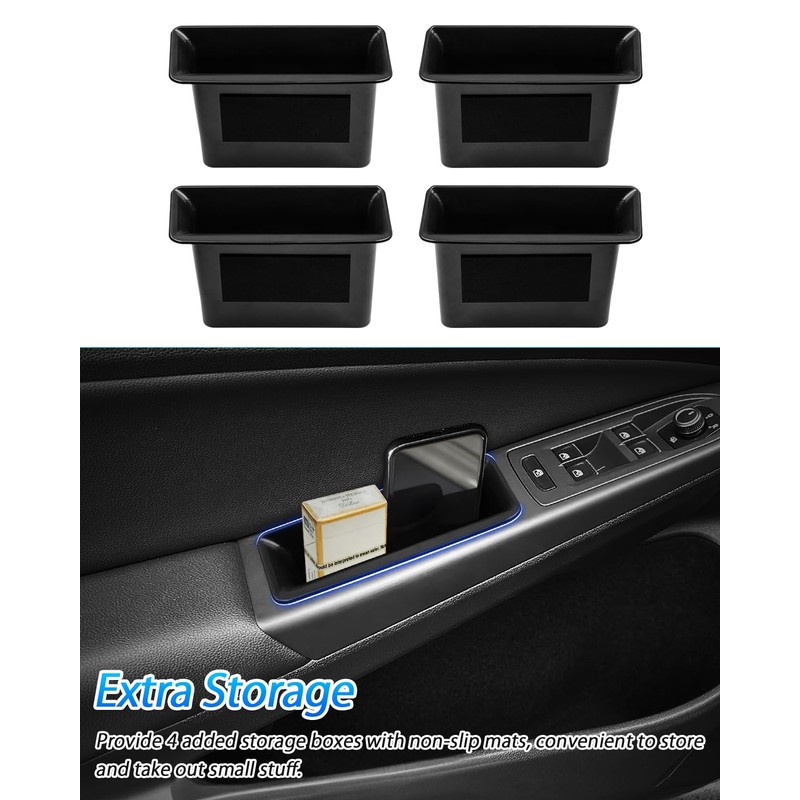 Karltys Door Side Organizer Tray for 2022-2025 2026 VW Volkswagen