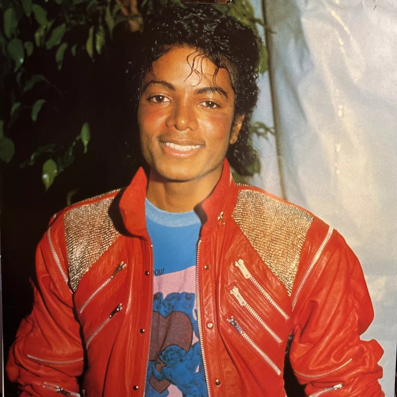 Michael Jackson's Original Poster 1984 RARE ITEM *Canabas Posters* Billy