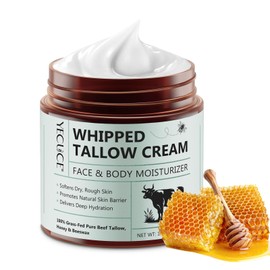 Beef Tallow Honey Balm,Tallow Skin Cream,Beef Tallow Creme,Talg-Bio-Anti-Falten-Hautcreme,Rindertalg Bio Creme,Beef Tallow Skincare,Gesichts-und Körperhautcreme,Für jeden geeignet,Beef tallow Bio,120g