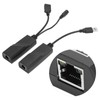 Network Extension Cable USB2.0 to RJ45 Adapter Converter Extender CAT5E