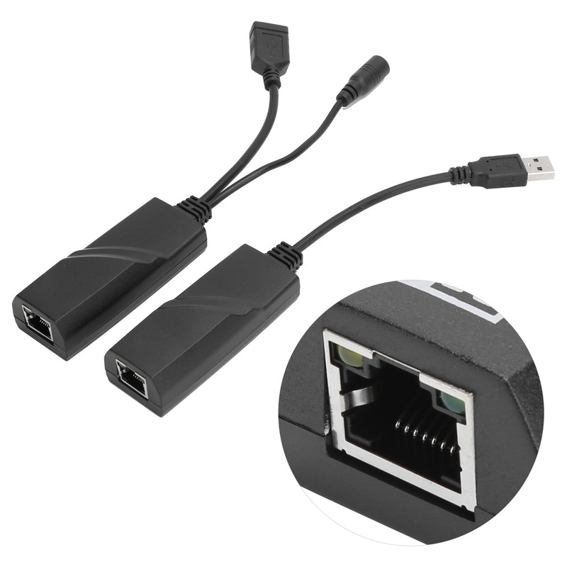 Network Extension Cable USB2.0 to RJ45 Adapter Converter Extender CAT5E