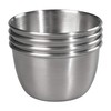 Tala Stainless Steel Pudding Moulds, Perfect for Individual Puddings, Measures