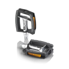 XLC City-/Comfort-Pedal PD-C09, Silber, Schwarz, One Size