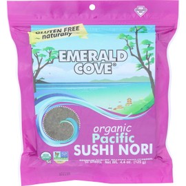 Emerald Cove Silver Grade Organic Pacific Sushi Nori, 50 ct