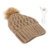 Warm Heating Knitted Hat Electric Soft USB Rechargeable Warming Hat