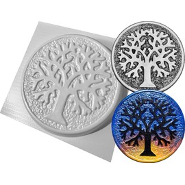 dennycraftmoulds.co.uk Make Tree Of Life Stepping Stones with this ABS Concrete Garden Mould