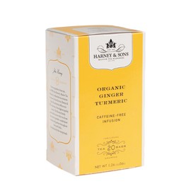 HARNEY ORGANIC GINGER TURMERIC Tea 20 ct tea bags boxed