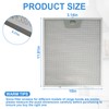 3PCS WB02X24871 Range Hood Grease Filter Compatible with GE Range