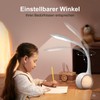 WILIT WILIT LED Schreibtischlampe Kinder, Schreibtischlampe Farbwechsel Nachttischlampe Kinder Jungen
