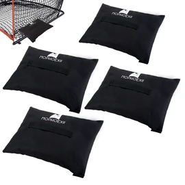MOPHOEXII Sports Net Sandbags,All Sport Sandbags for Baseball Nets, Soccer Goals, Golf Nets, Football Nets, Hockey Nets,Weighted Anchor Bags-Black 4 Pack