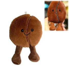 Mineup Coffee Beans Plush Toys, 13 cm Plush Funny Cartoon Mini Trumpet Simulation Coffee, Cuddly Toy, Plush Cushion, Toy Gifts for Children, Christmas, Birthday