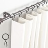 44 Pcs Metal Drapery Curtain Rings with Hooks Hanging Curtain