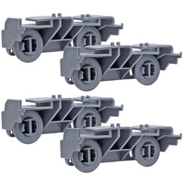 Opfiue 4OCS WD28X27241 Dishwasher Rack Carrier, Replacement Lower Rack Wheels Assembly Compatible GE Dishwasher, Fits Both Left and Right Side,Replace WD12X10447 WD12X10446