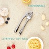 HiramWare Garlic Press, Premium Rust Proof Kitchen Garlic Mincer Crusher