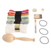 Darning Egg for Socks with Large Eye Needles Sewing Threads