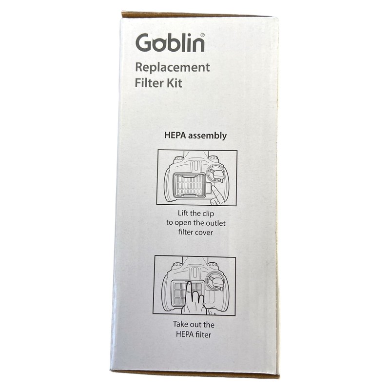 Goblin Replacement Filter Kit for Model GCV404W-21F 1x Pre-Filter 1x