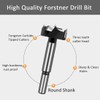 10PCS Forstner Drill Bit,Carbide Tipped Forstner Bit for Hard Wood,