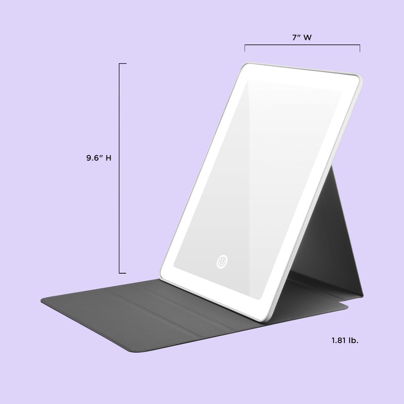Conair Lighted Makeup Mirror, LED Vanity Mirror, 1X/5X Magnifying Mirror,