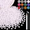 4000PCS 4mm Resin Rhinestones in Bulk (White), Bedazzling Flatback Crystals