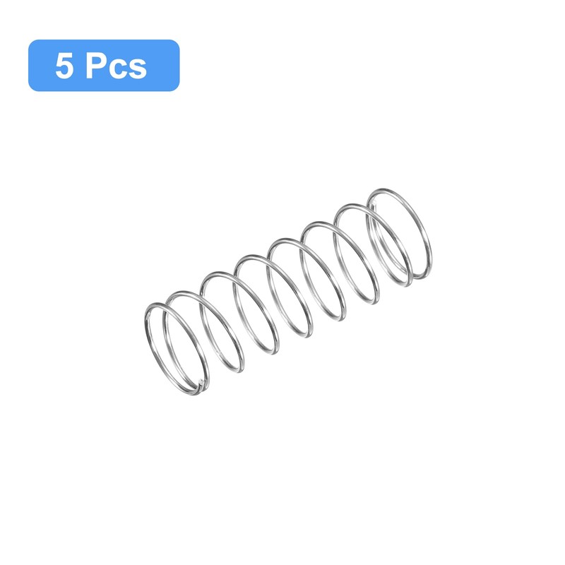 QUARKZMAN Compression Spring 304 Stainless Steel 10 mm AD 0.6