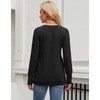 ZPLxi Women's V Neck Lightweight Sweaters Long Sleeve Solid Color
